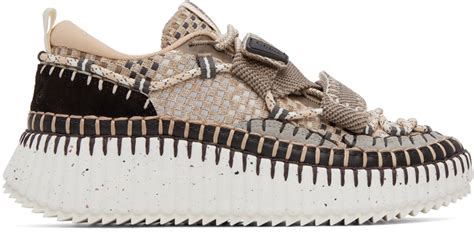 chloe sneakers beige|chloe shoes for women outlet.